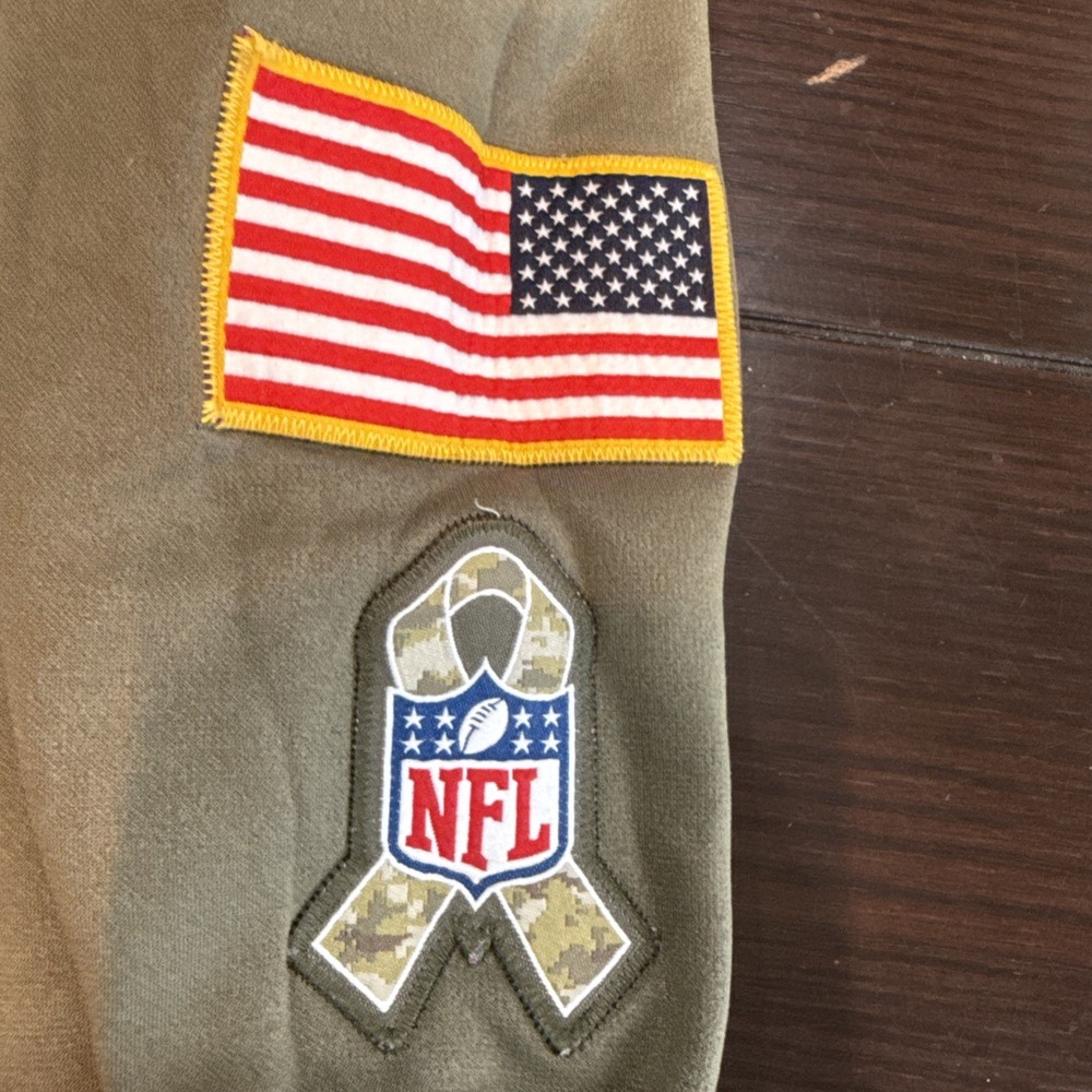 Nike Denver Broncos Salute to Service Hoodie Mens XL Olive Green Pullover Camo - Picture 15 of 16